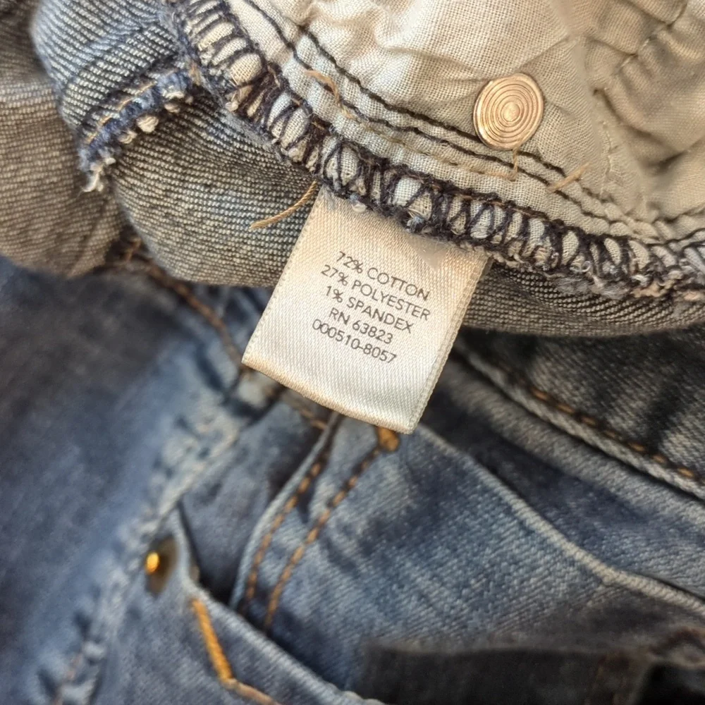 Christopher & Banks | Long Denim Jean Shorts Medium Wash | 12